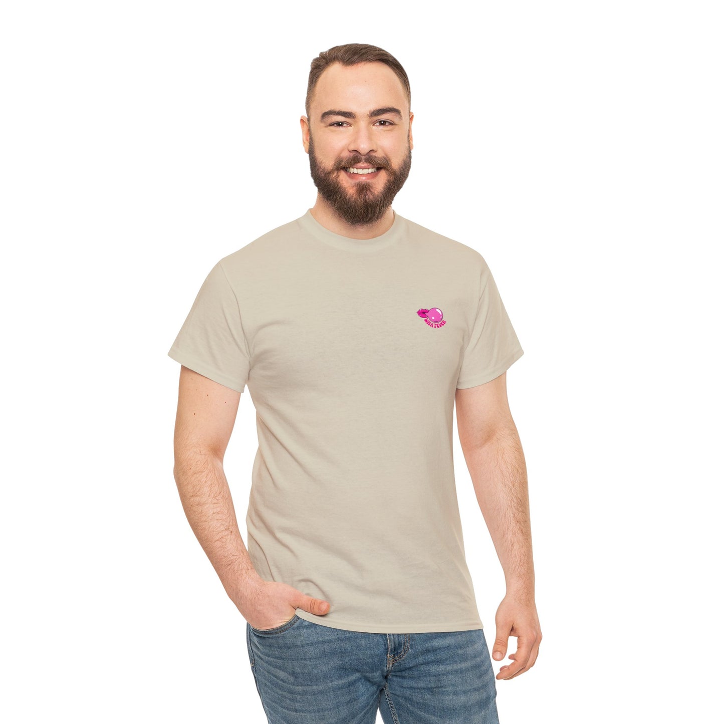 Unisex Whatever Lip Bubble Blowing T-shirt (Multiple Colours)