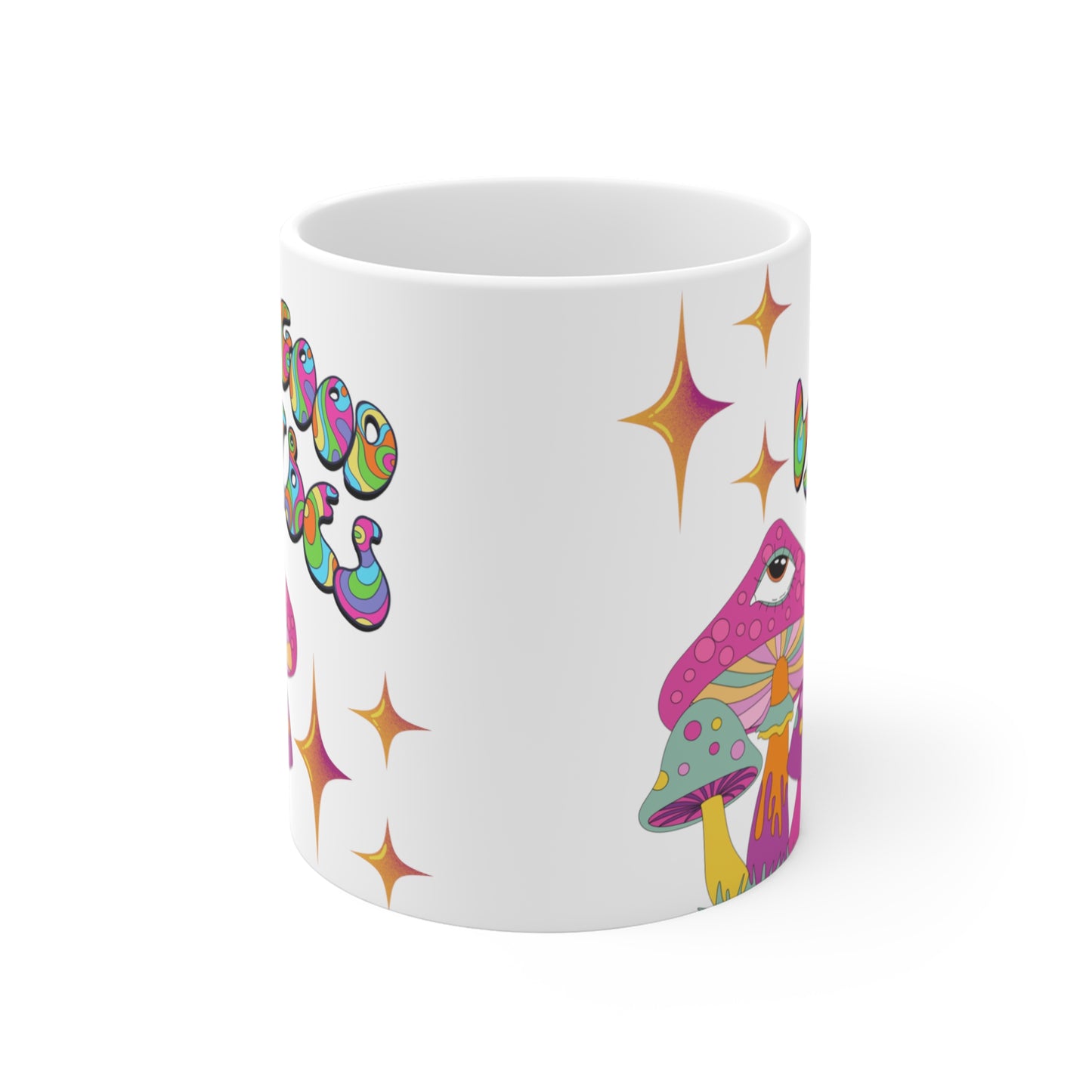 Good Vibes Mushroom Mug