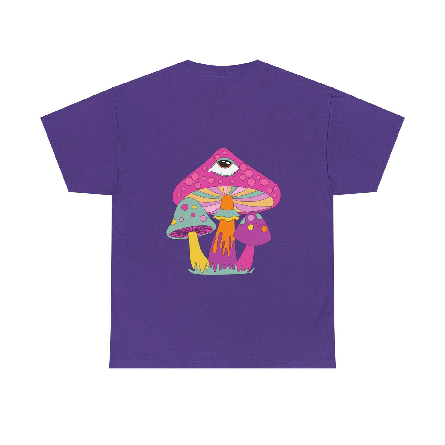 Unisex Trippy Mushrooms Good Vibes T-Shirt (Multiple Colours)
