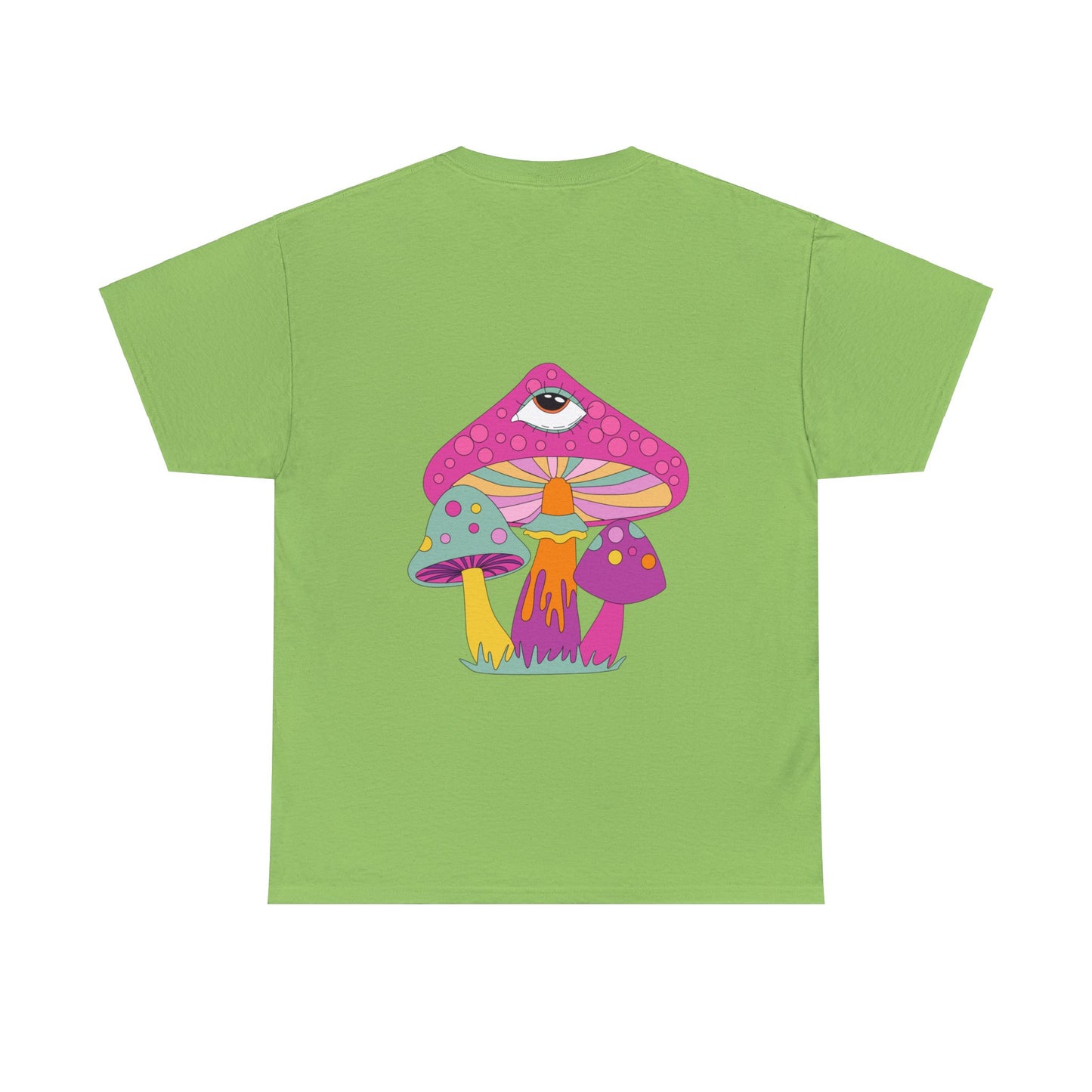 Unisex Trippy Mushrooms Good Vibes T-Shirt (Multiple Colours)