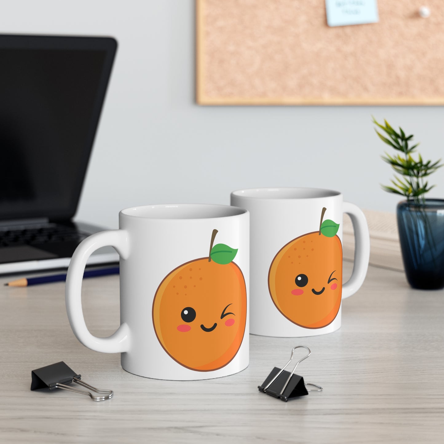 Winking Orange Coffee or Tea Mug