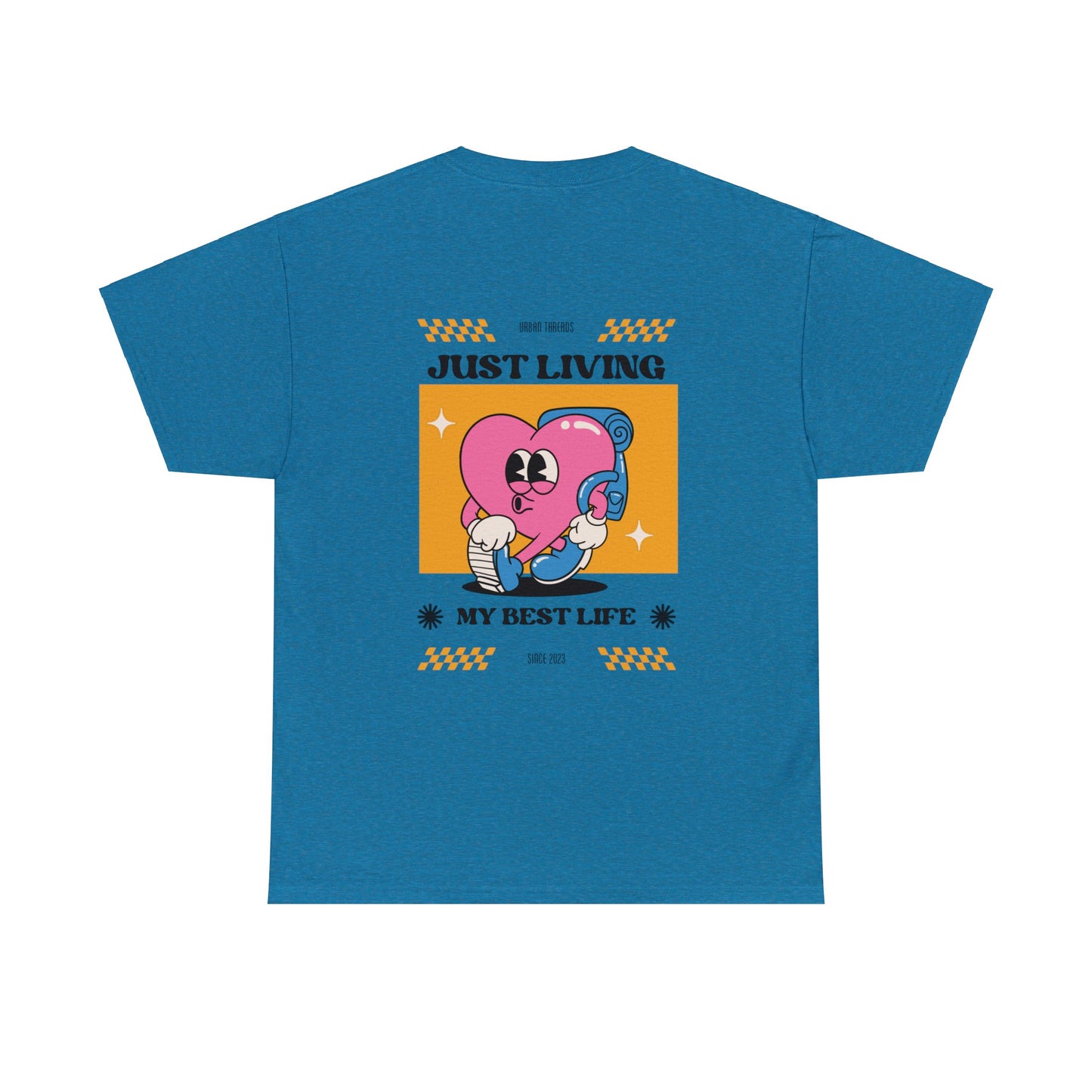 Unisex Just Living My Best Life T-Shirt (Multiple Colours)