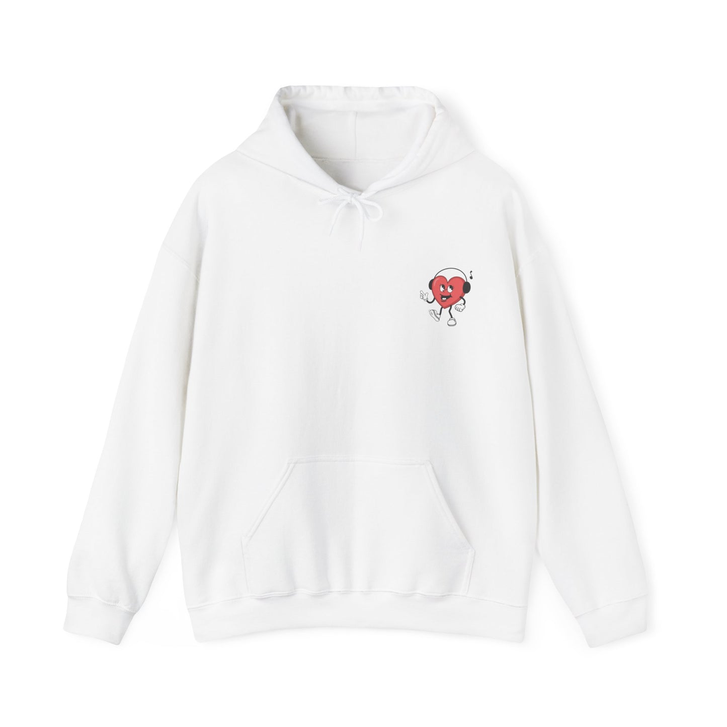 I Adore You White Unisex Heavy Blend™ Hooded Sweatshirt