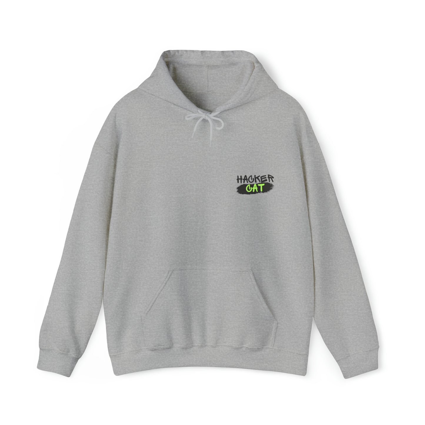 Unisex Hacker Cat Heavy Blend™ Hooded Sweatshirt (Multiple Colours)