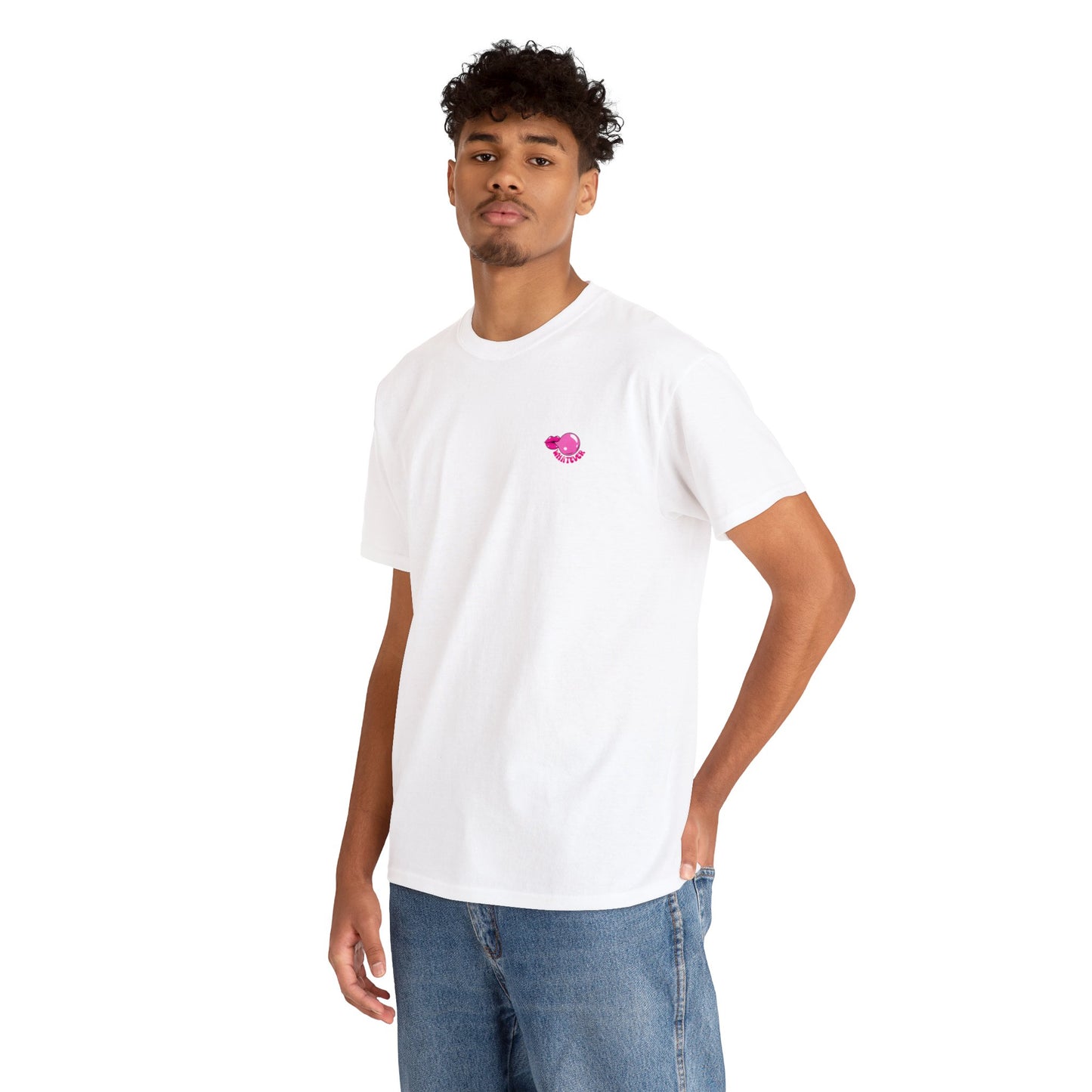 Unisex Whatever Lip Bubble Blowing T-shirt (Multiple Colours)