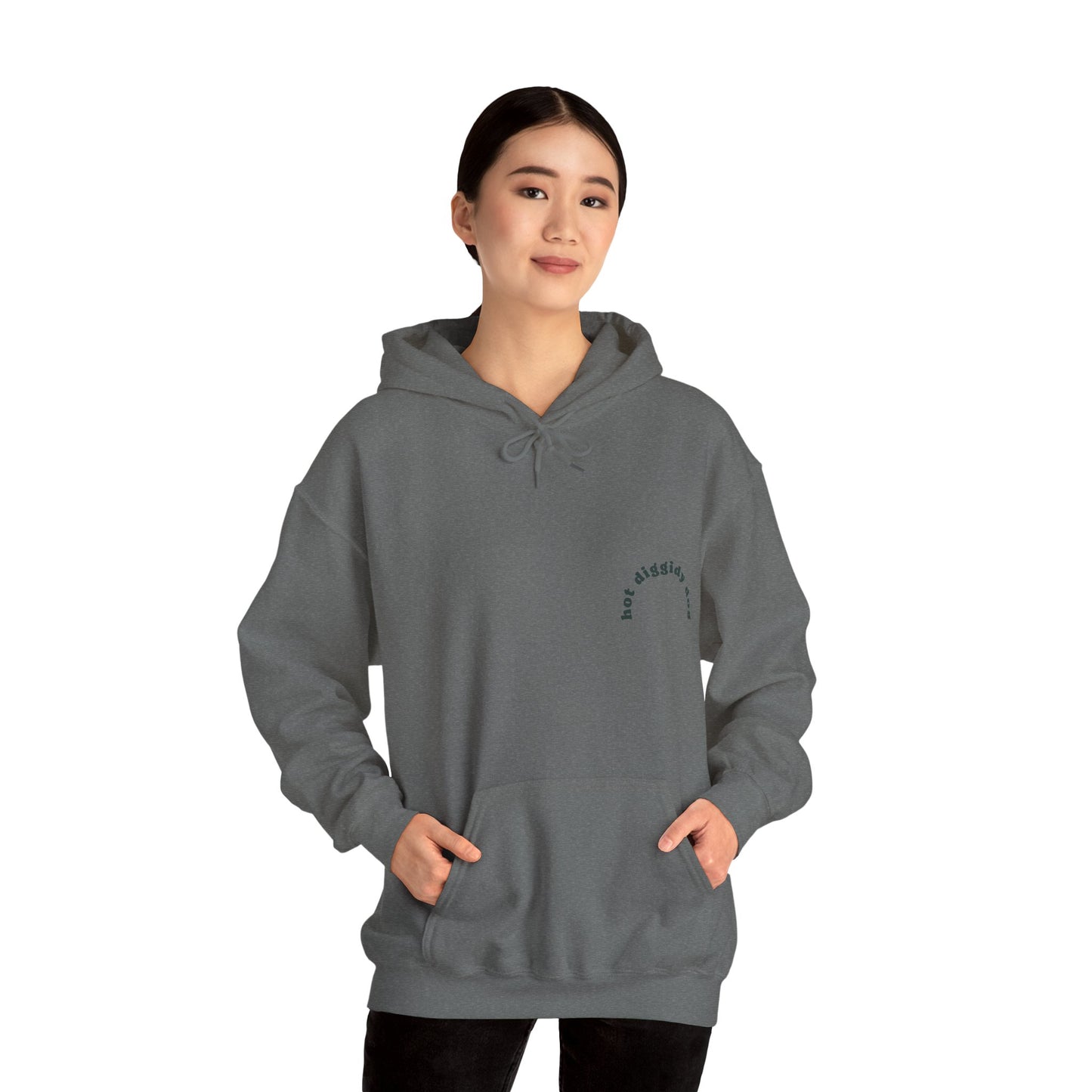 Unisex Retro Hot Diggidy Dog Heavy Blend™ Hooded Sweatshirt (Multiple Colours)