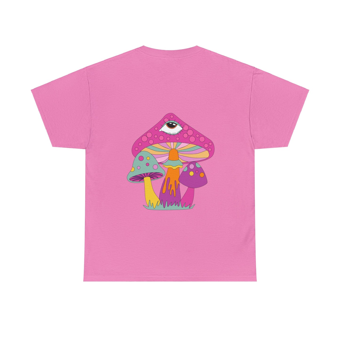 Unisex Trippy Mushrooms Good Vibes T-Shirt (Multiple Colours)