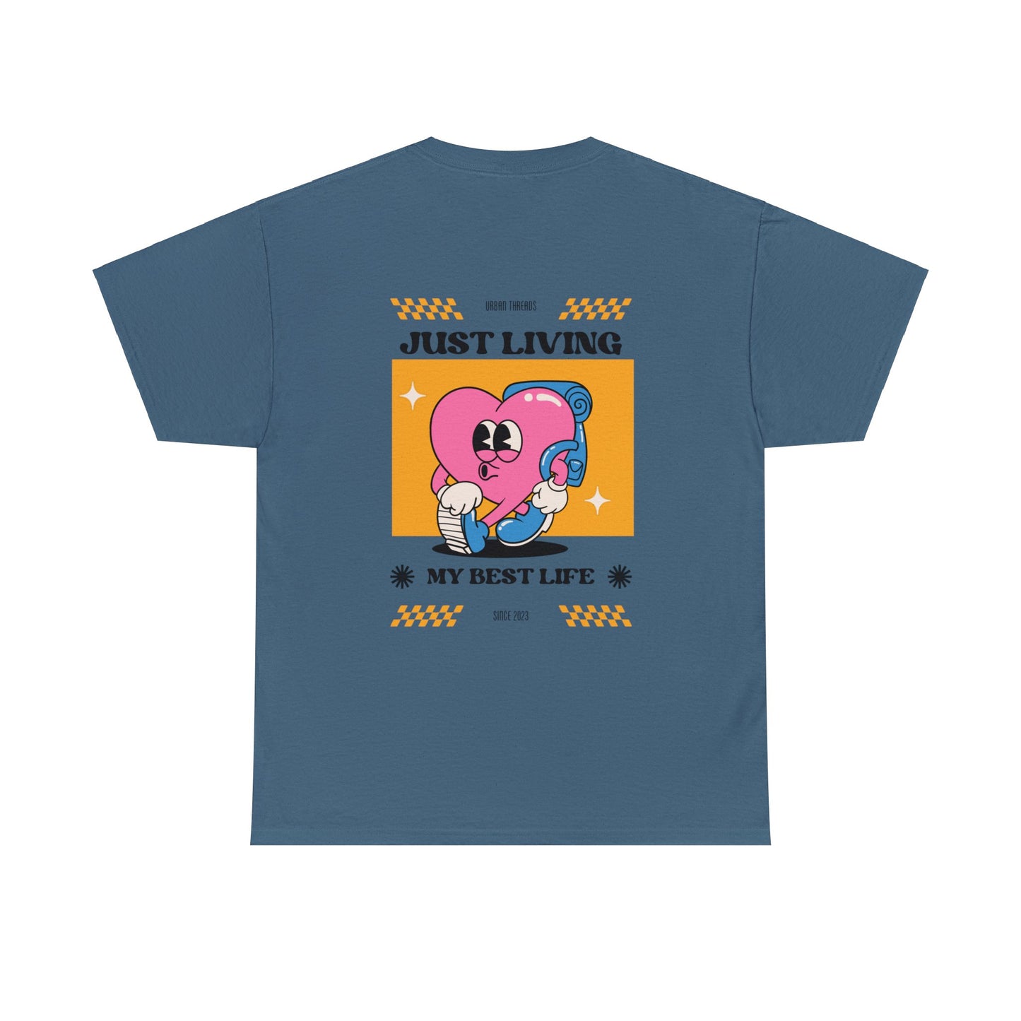 Unisex Just Living My Best Life T-Shirt (Multiple Colours)