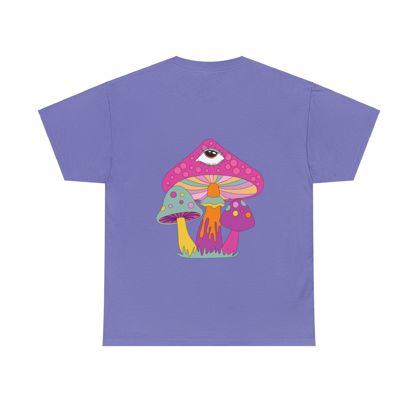 Unisex Trippy Mushrooms Good Vibes T-Shirt (Multiple Colours)