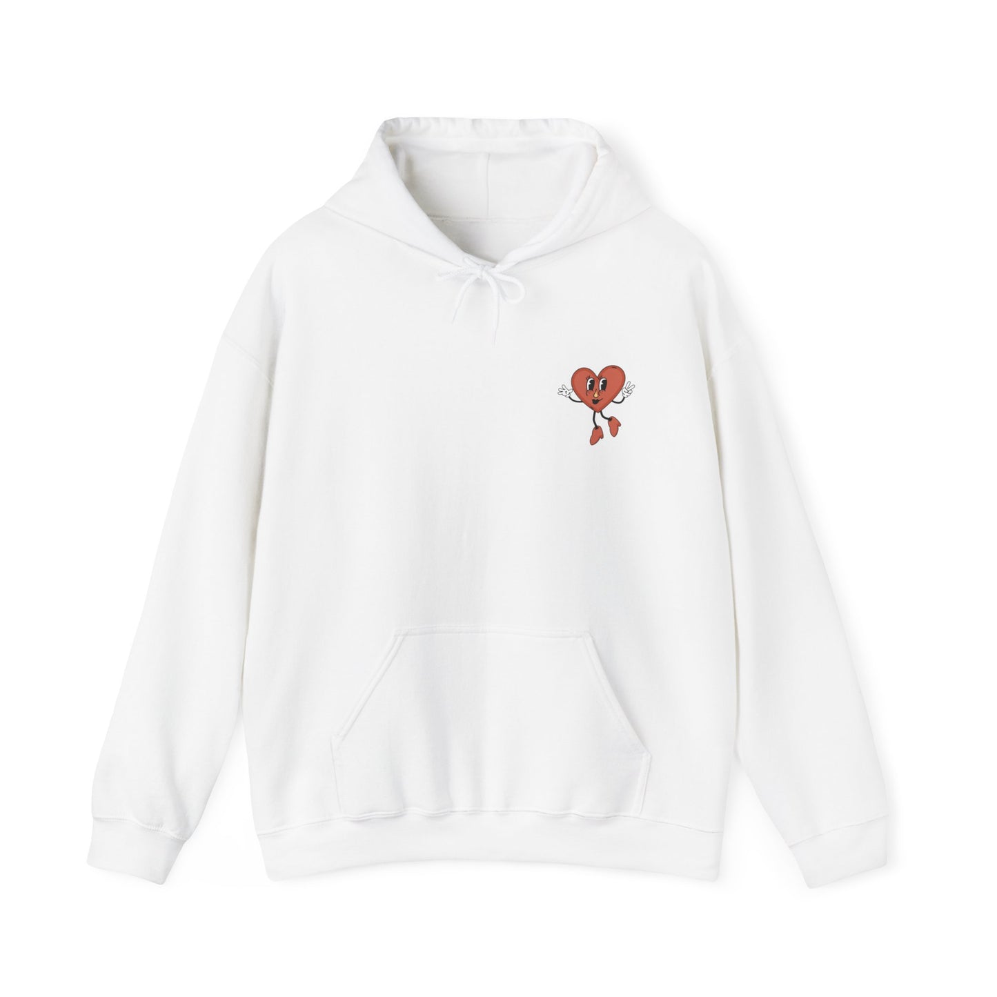 Welcome To The Heartbreak Hotel White Unisex Heavy Blend™ Hooded Sweatshirt