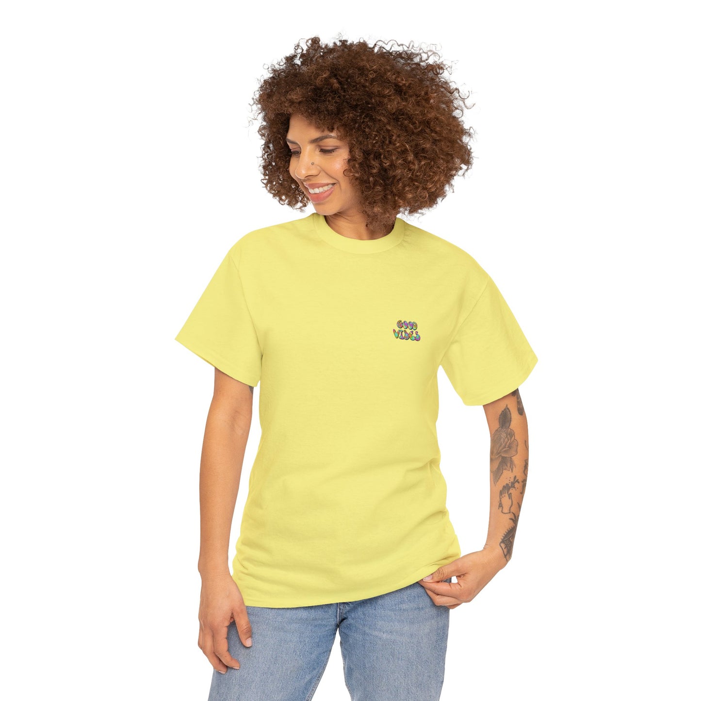 Unisex Trippy Mushrooms Good Vibes T-Shirt (Multiple Colours)
