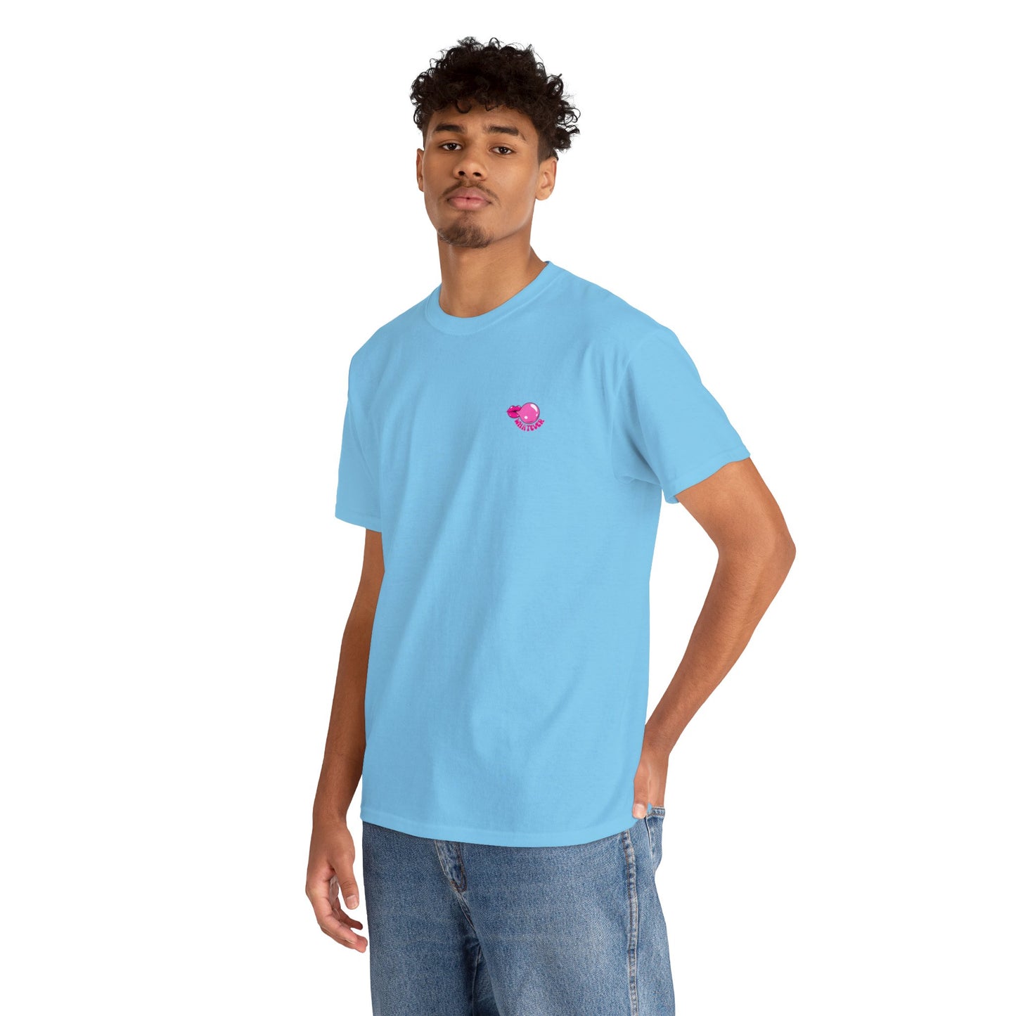 Unisex Whatever Lip Bubble Blowing T-shirt (Multiple Colours)