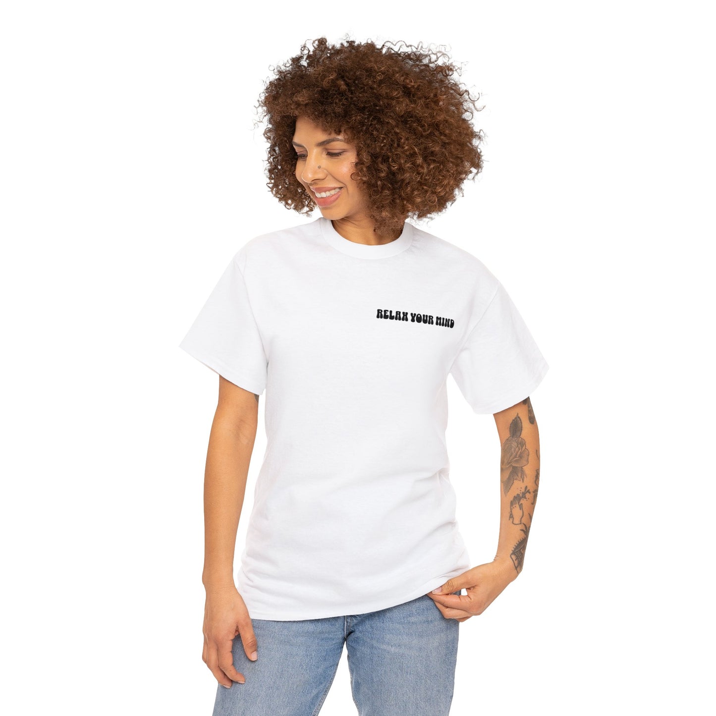 It'a A Groove Thang White Unisex Heavy Cotton Tee
