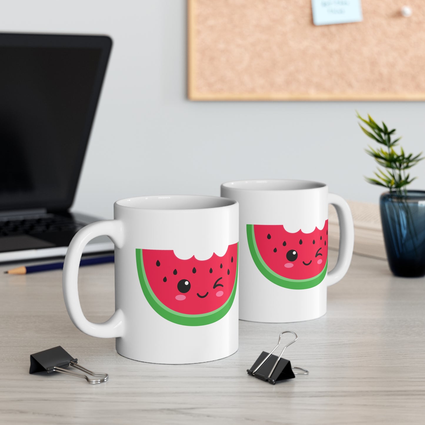 Winking Watermelon Coffee or Tea Mug