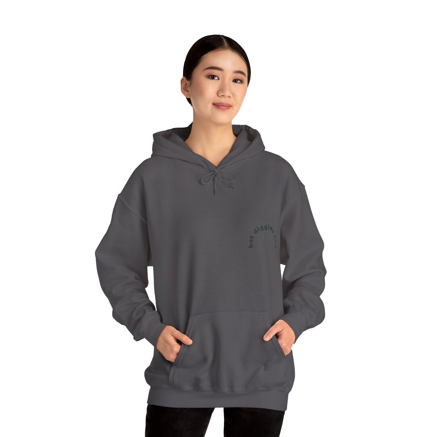 Unisex Retro Hot Diggidy Dog Heavy Blend™ Hooded Sweatshirt (Multiple Colours)