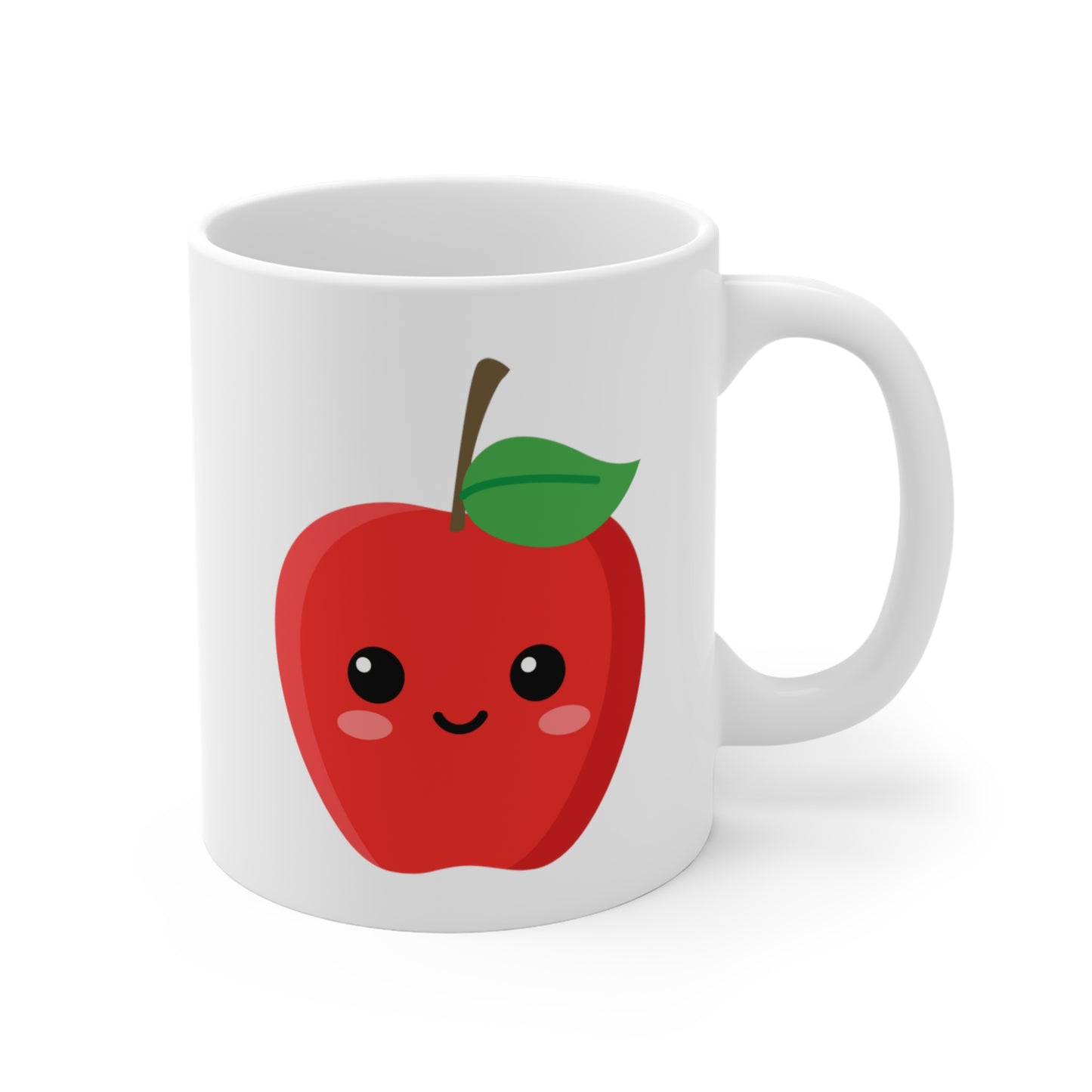 Happy Red Apple Coffee or Tea Mug