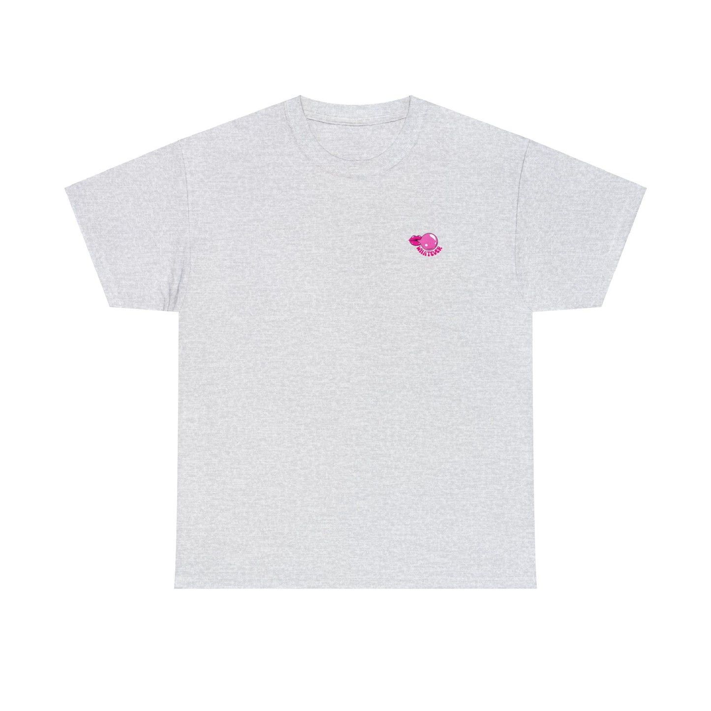 Unisex Whatever Lip Bubble Blowing T-shirt (Multiple Colours)