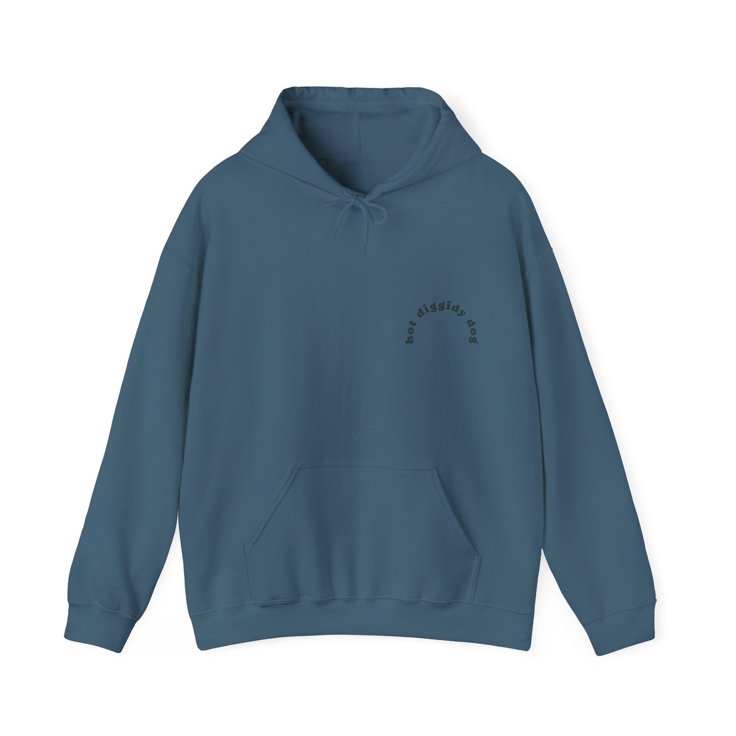 Unisex Retro Hot Diggidy Dog Heavy Blend™ Hooded Sweatshirt (Multiple Colours)