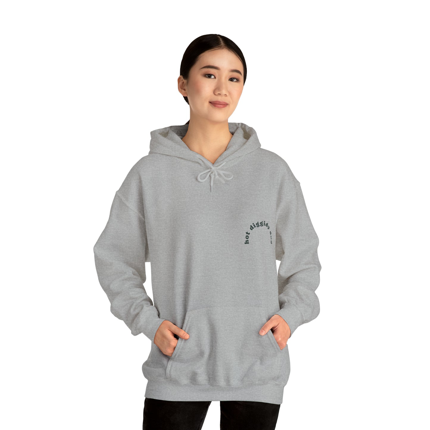 Unisex Retro Hot Diggidy Dog Heavy Blend™ Hooded Sweatshirt (Multiple Colours)