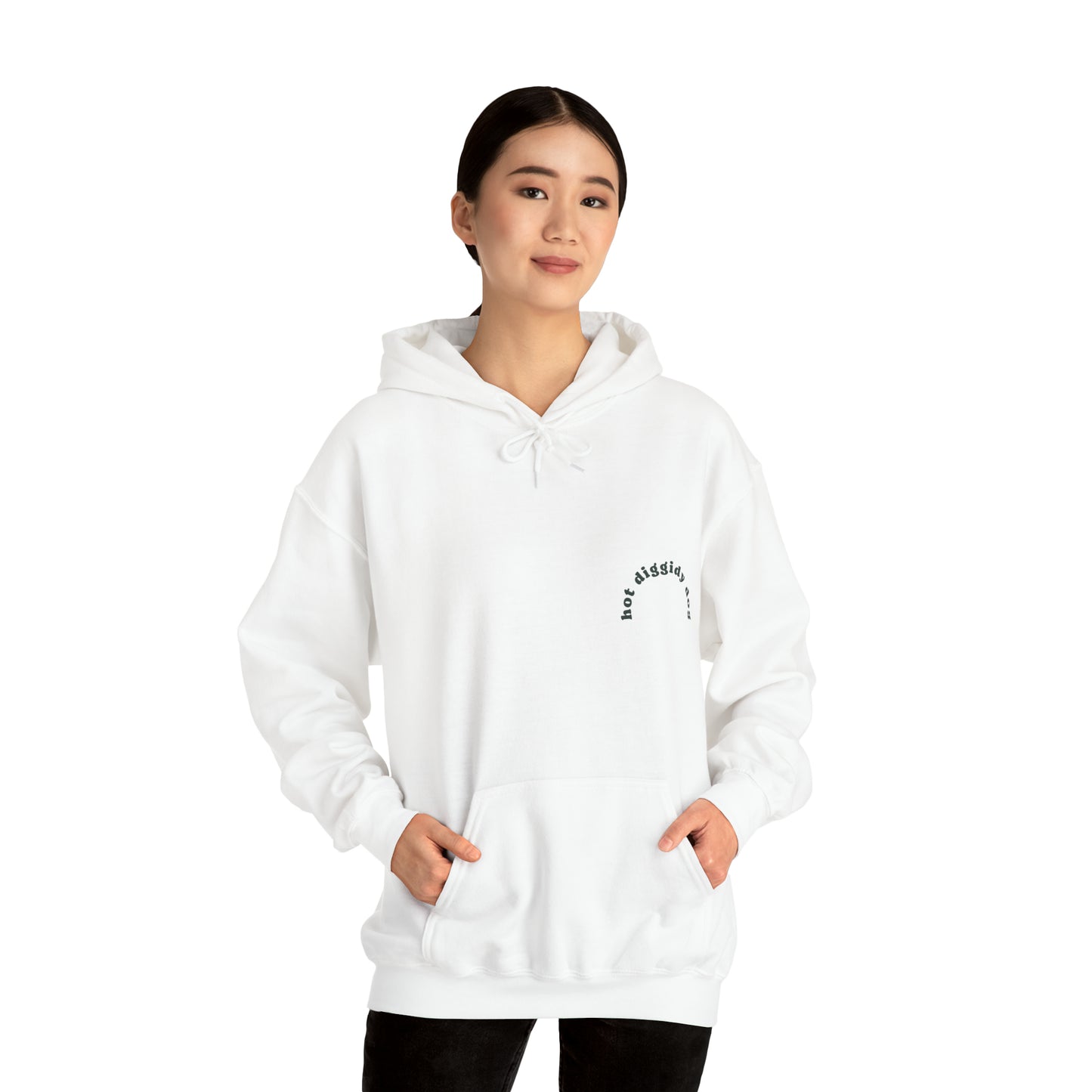 Unisex Retro Hot Diggidy Dog Heavy Blend™ Hooded Sweatshirt (Multiple Colours)