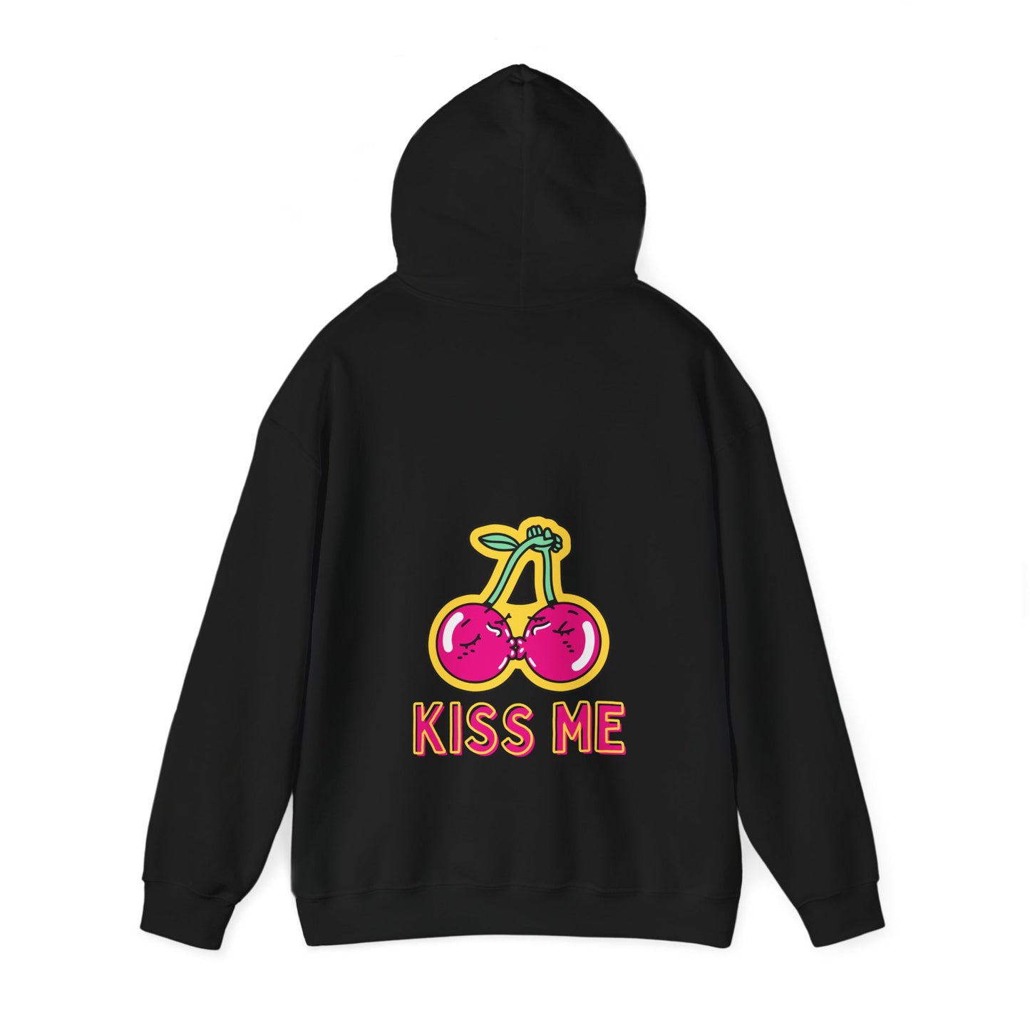 Unisex Kissing Cherries Kiss Me Heavy Blend™ Hooded Sweatshirt (Multiple Colours)
