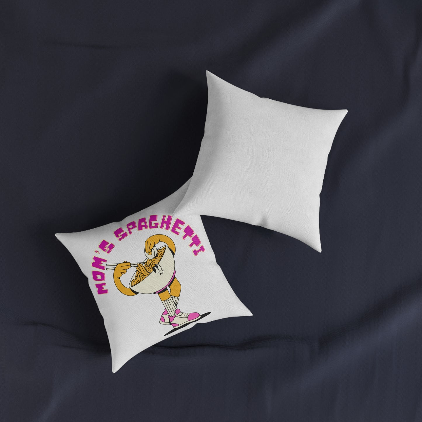 Mom's Spaghetti Square Cushion