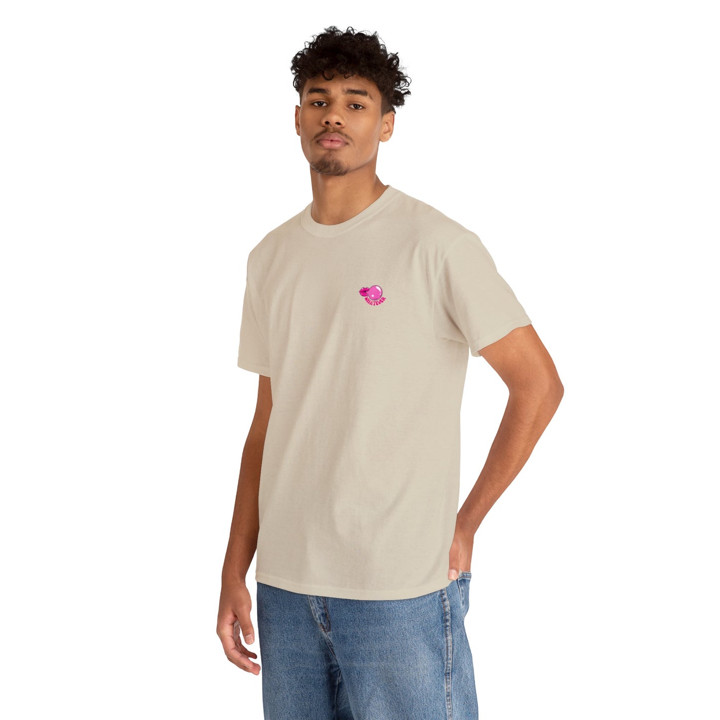 Unisex Whatever Lip Bubble Blowing T-shirt (Multiple Colours)